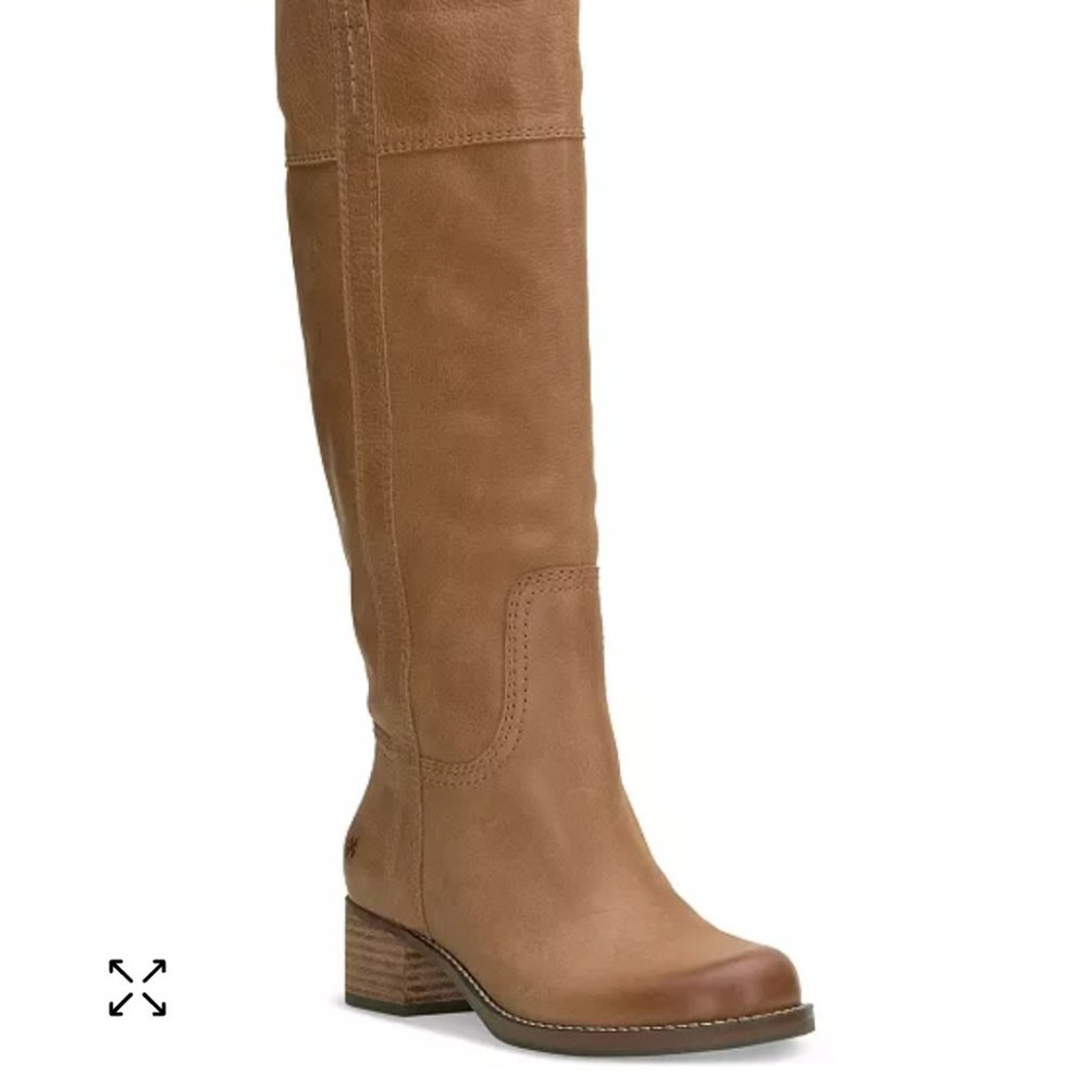 Lucky brand knee high riding boot